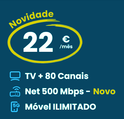 ↓Escolhe a melhor combinação TV + Net + Voz + Móvel DIGI para ti